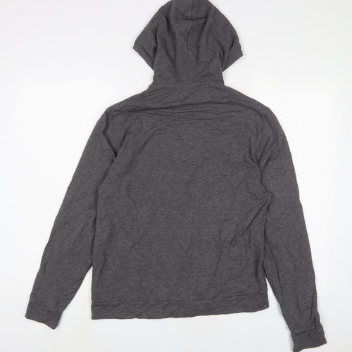 Reiss Mens Grey Cotton Full Zip Hoodie Size M