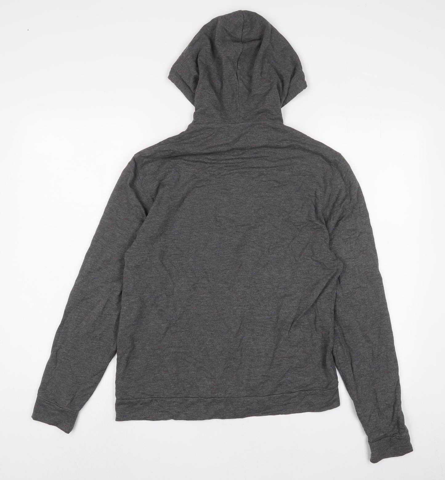 Reiss Mens Grey Cotton Full Zip Hoodie Size M