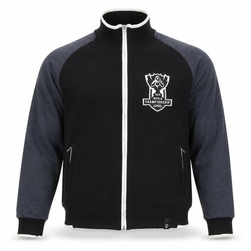 2015 World Championship Mens Black Cotton Full Zip Sweatshirt Size S