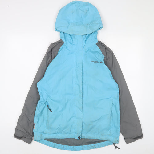 Mountain Designs Womens Blue Jacket Coat Size 8 Zip