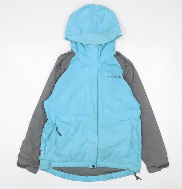 Mountain Designs Womens Blue Jacket Coat Size 8 Zip