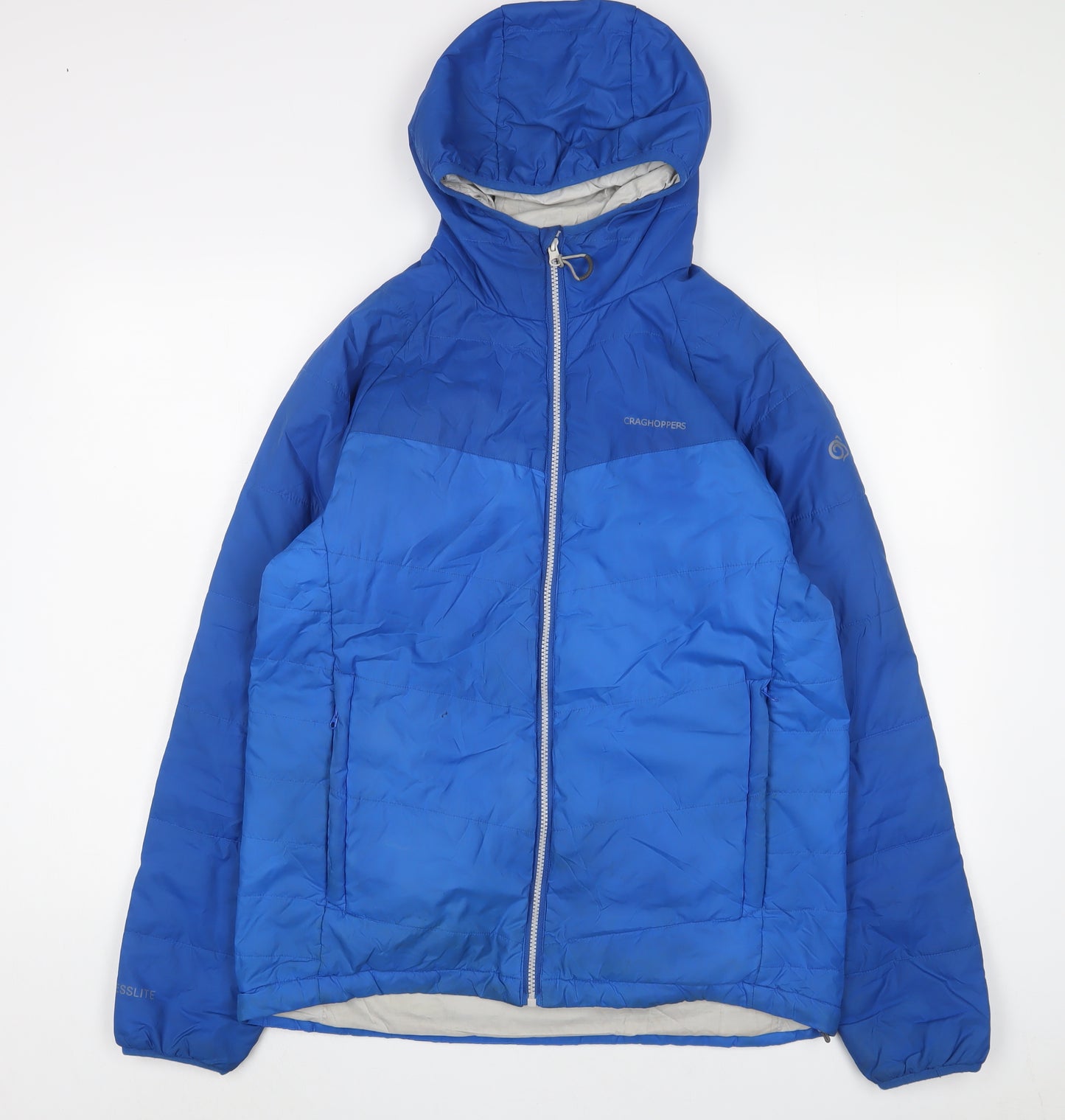 Craghoppers Mens Blue Puffer Jacket Jacket Size M Zip