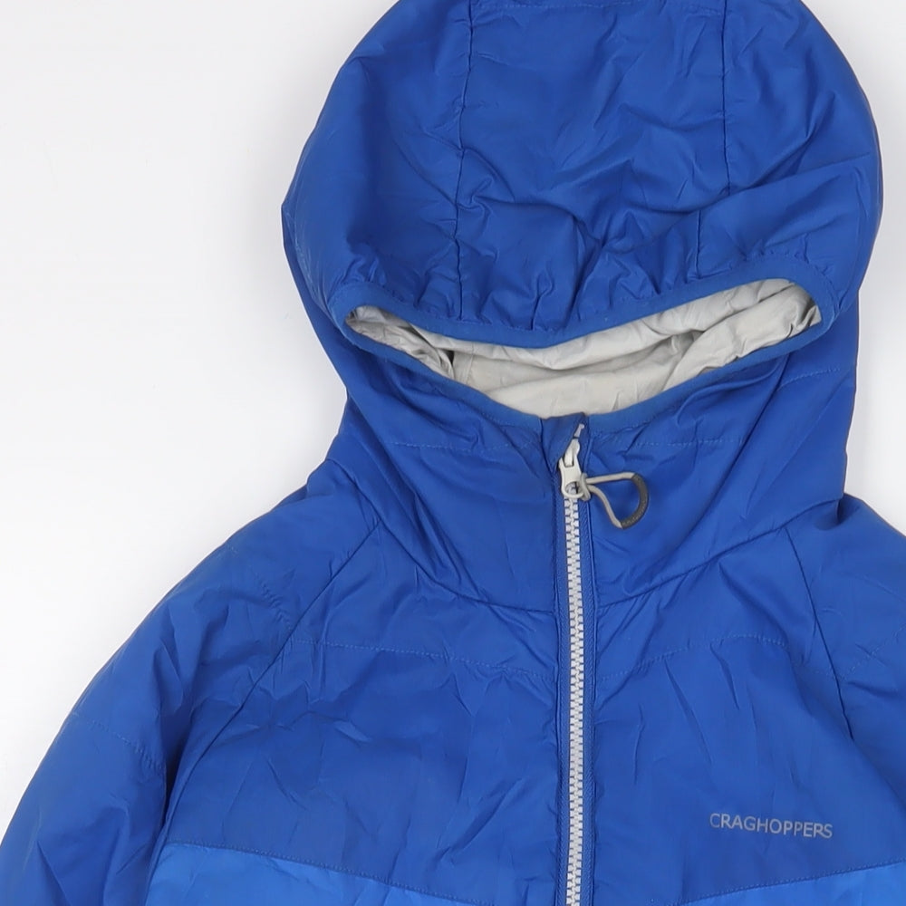 Craghoppers Mens Blue Puffer Jacket Jacket Size M Zip