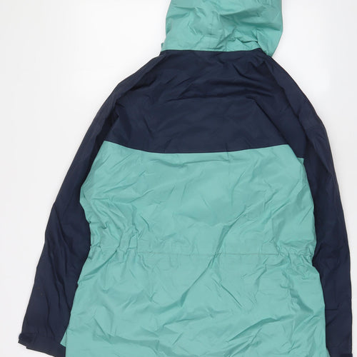 Being Casual Womens Blue Jacket Coat Size 14 Zip