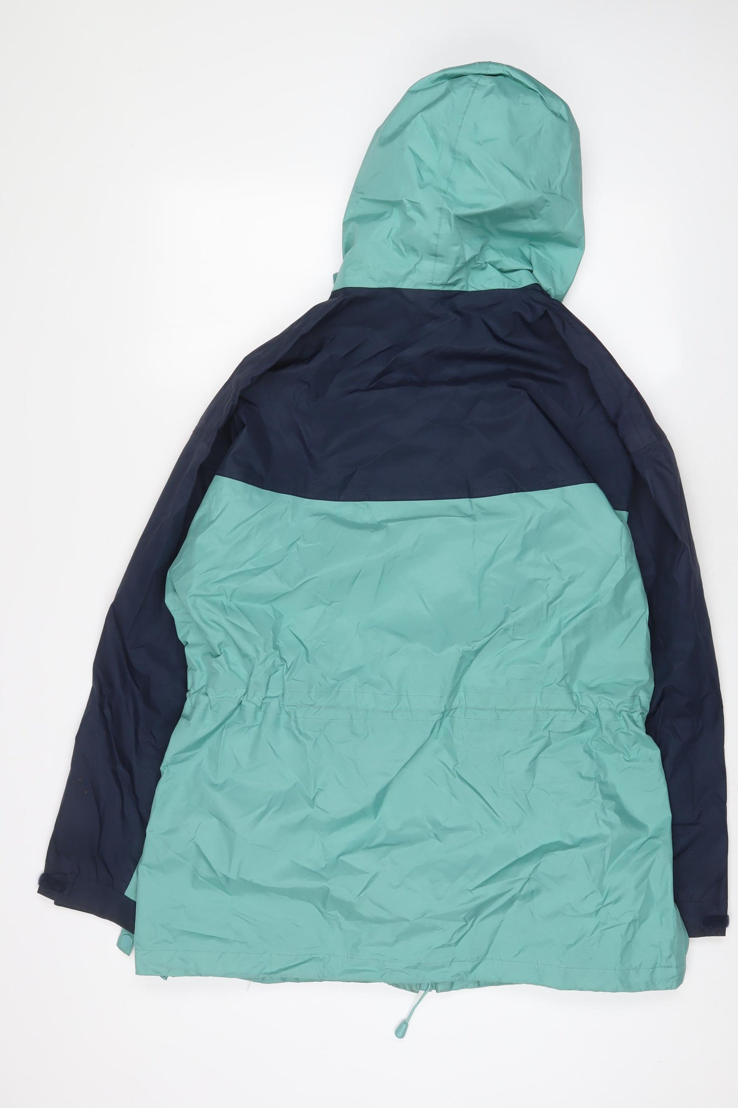 Being Casual Womens Blue Jacket Coat Size 14 Zip