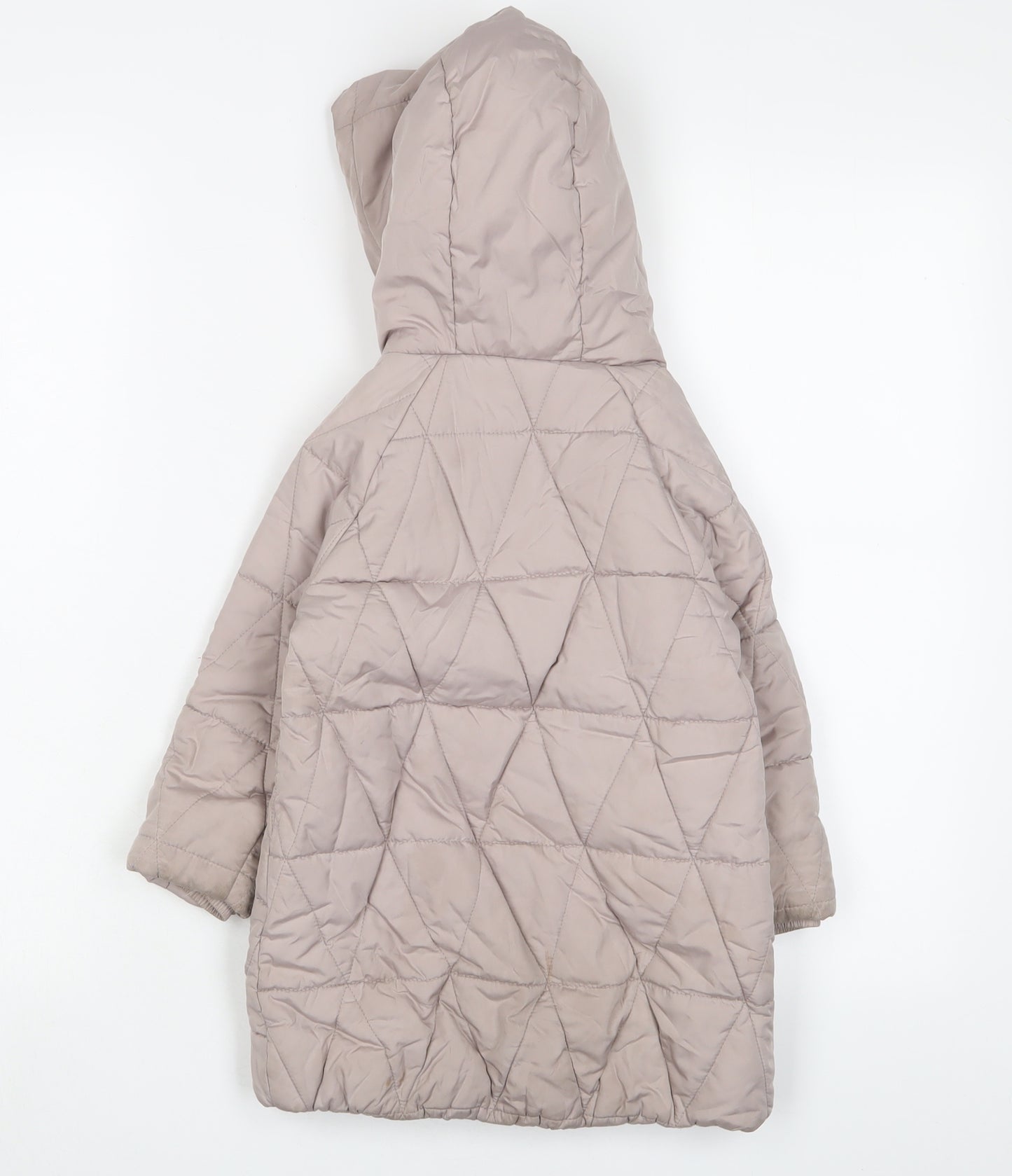 Gap Girls Pink Quilted Coat Size 3 Years Zip