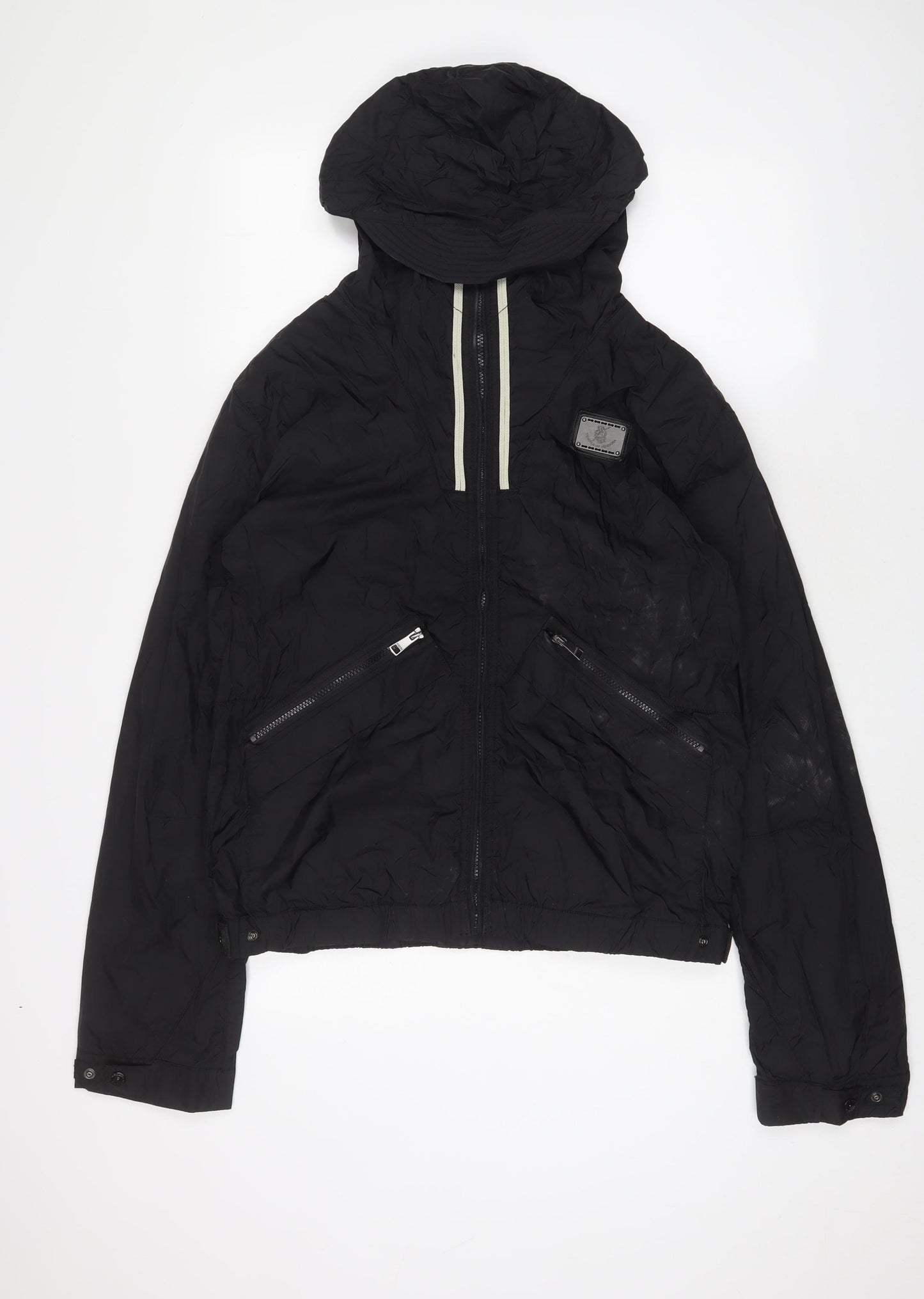 Temple of vendora Mens Black Jacket Size XL Zip