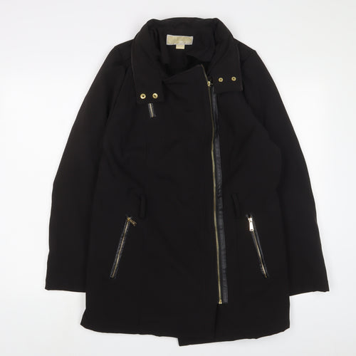 Michael Kors Womens Black Jacket Size L Zip
