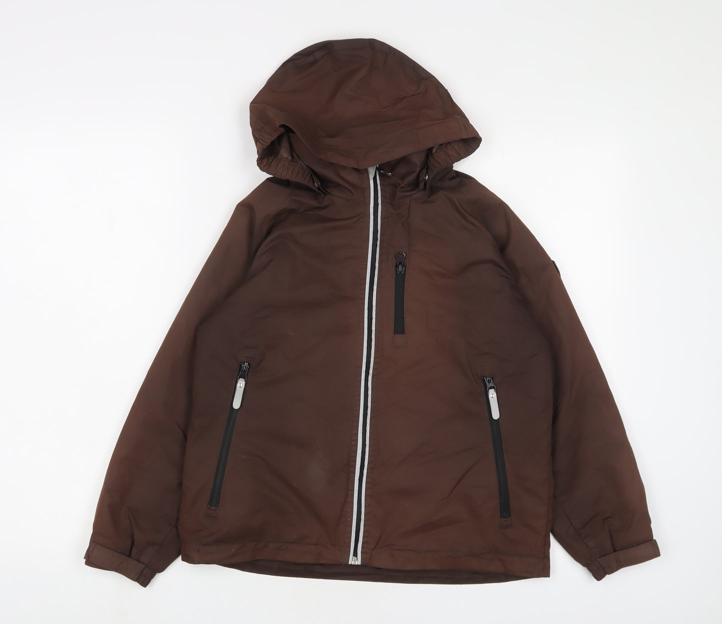 Horseware Boys Brown Basic Coat Coat Size 9-10 Years Zip