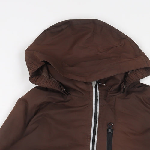 Horseware Boys Brown Basic Coat Coat Size 9-10 Years Zip