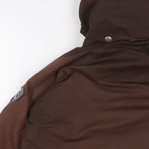 Horseware Boys Brown Basic Coat Coat Size 9-10 Years Zip