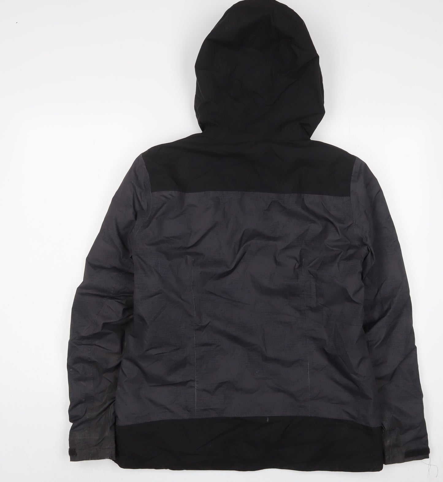 DECATHLON Mens Grey Quilted Coat Size M Zip