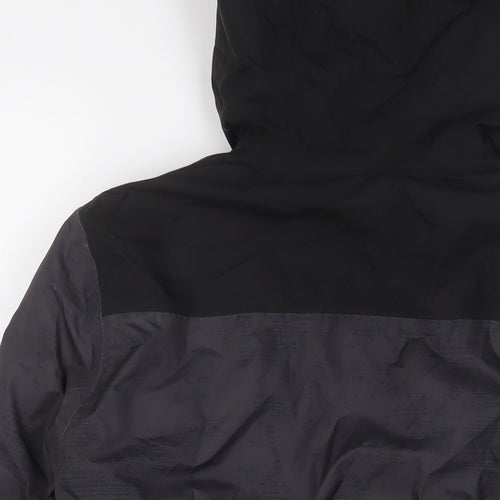 DECATHLON Mens Grey Quilted Coat Size M Zip