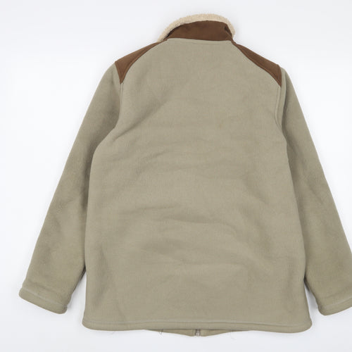 Cotton Traders Mens Green Jacket Size S Zip