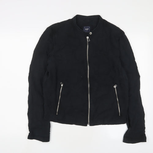 Gap Womens Black Jacket Size XL Zip