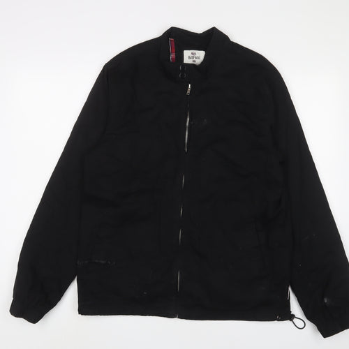 Bellfield Mens Black Jacket Size L Zip