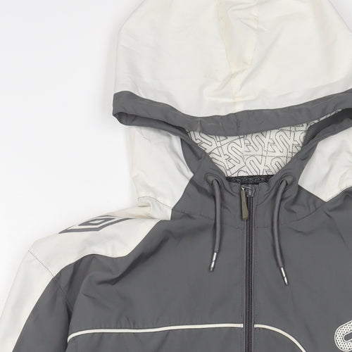 Umbro Mens Grey Jacket Size L Zip
