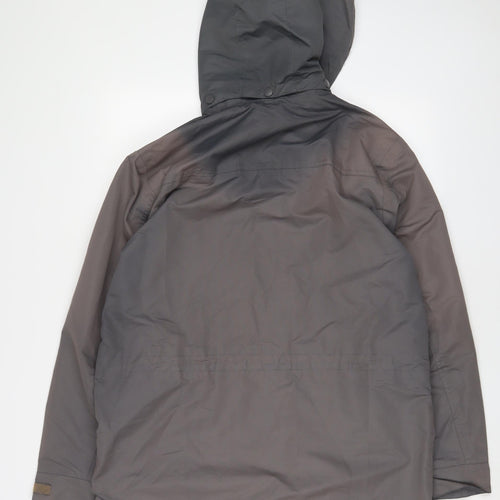 Cotton Traders Mens Grey Jacket Coat Size M Zip