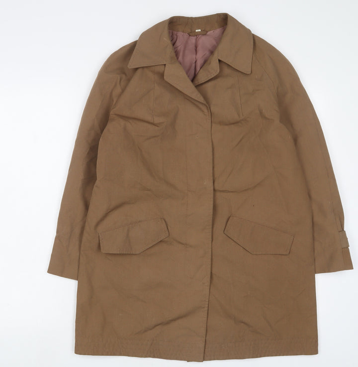 Dannimac Womens Beige Jacket Size 12 Button