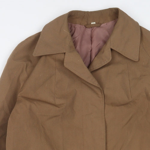 Dannimac Womens Beige Jacket Size 12 Button