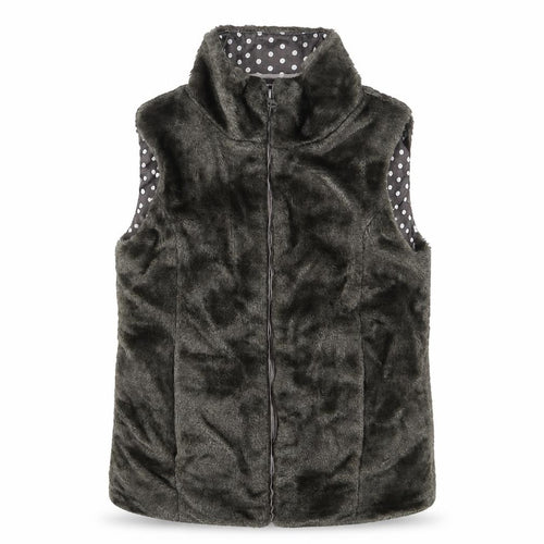 John Lewis Girls Grey Gilet Jacket Size 8 Years Zip