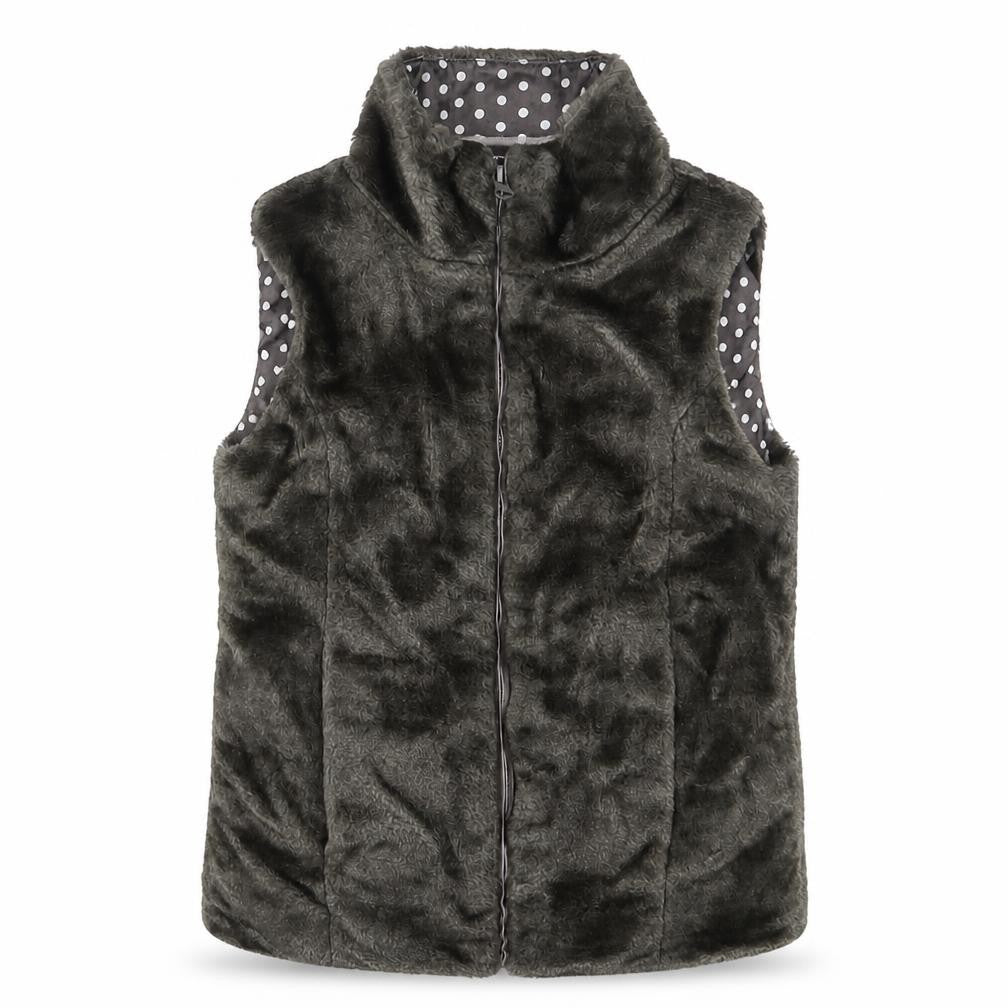 John Lewis Girls Grey Gilet Jacket Size 8 Years Zip