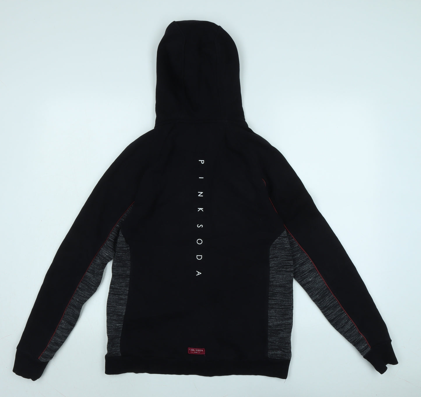 Pink Soda Womens Black Jacket Size 6 Zip - Logo