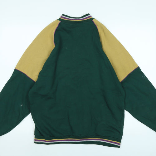 The wakefield shirt company Mens Green Cotton Pullover Sweatshirt Size M - logo