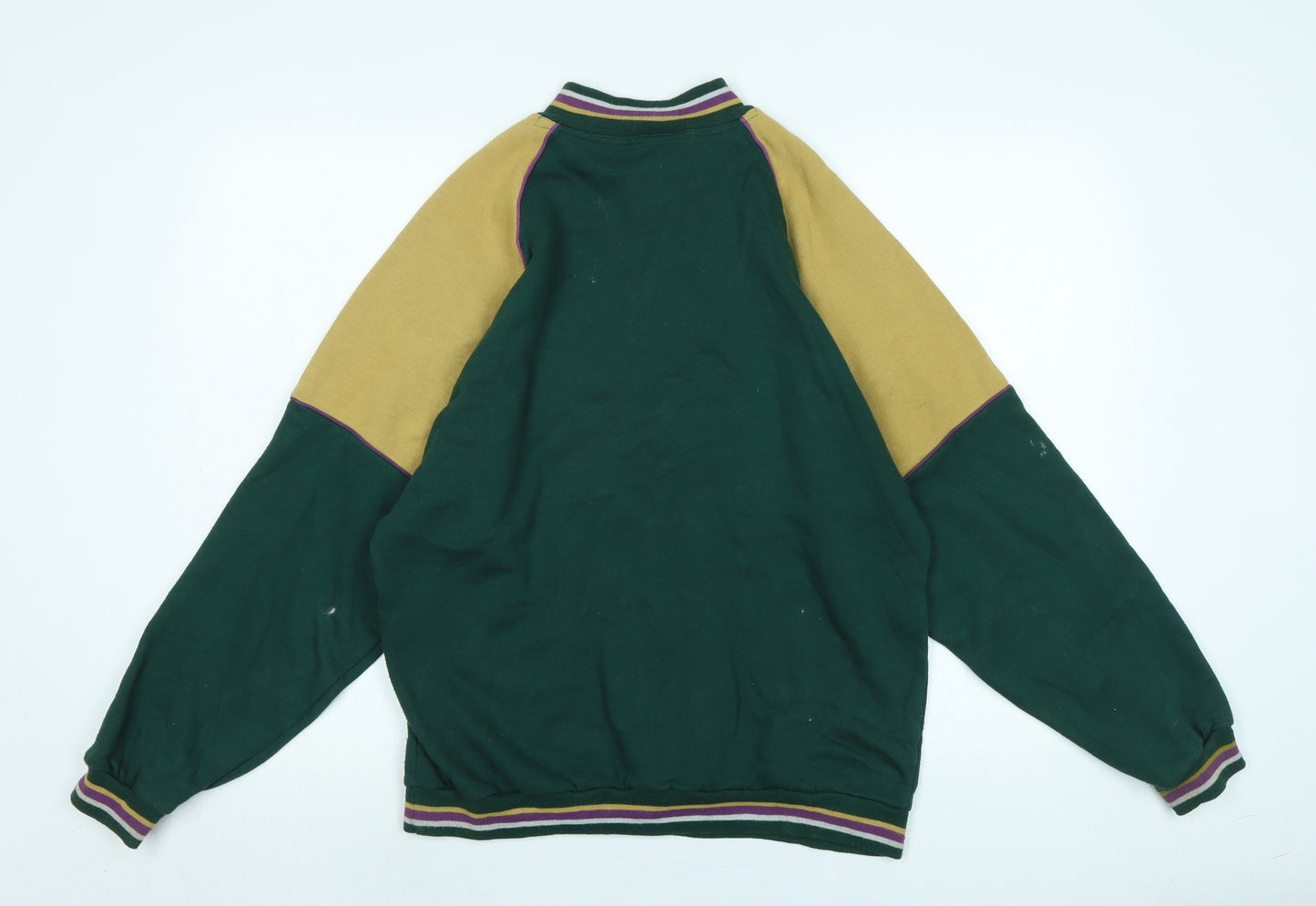 The wakefield shirt company Mens Green Cotton Pullover Sweatshirt Size M - logo
