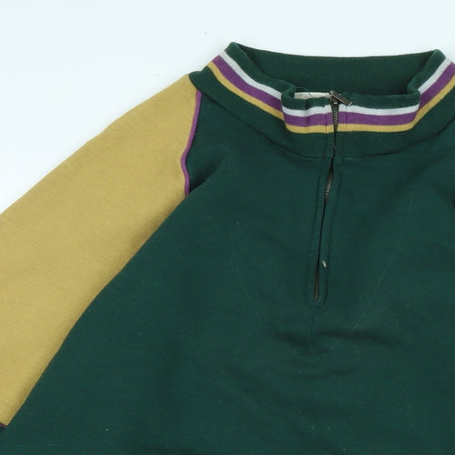 The wakefield shirt company Mens Green Cotton Pullover Sweatshirt Size M - logo