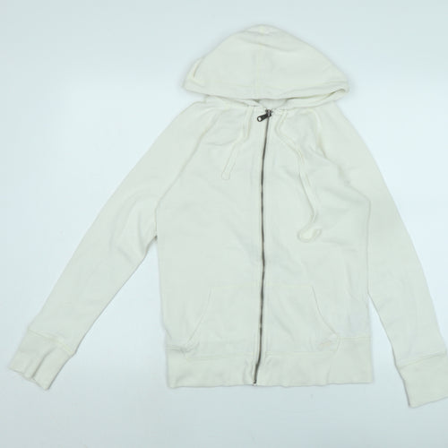 Gap Womens Ivory Jacket Size XS Zip - Logo