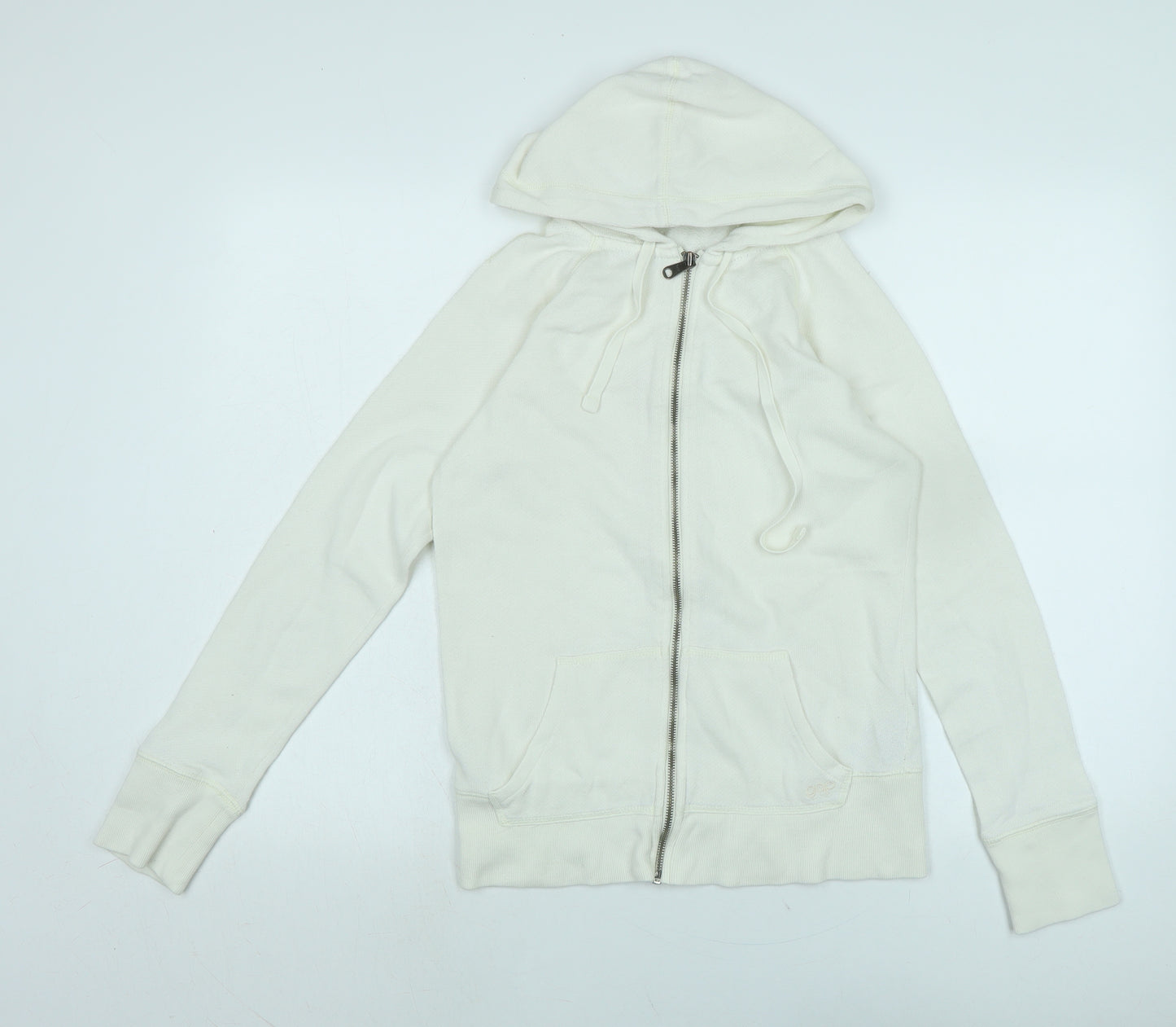 Gap Womens Ivory Jacket Size XS Zip - Logo