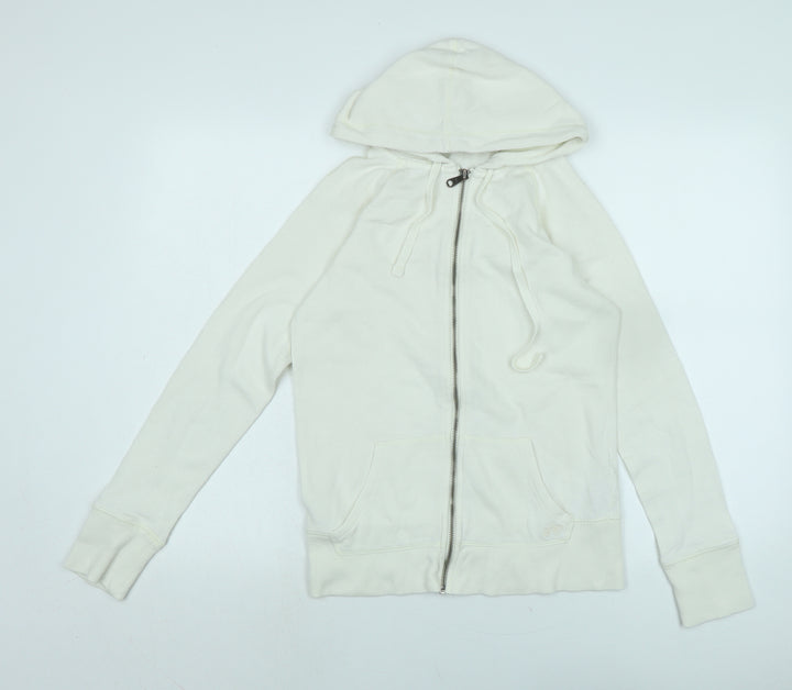Gap Womens Ivory Jacket Size XS Zip - Logo