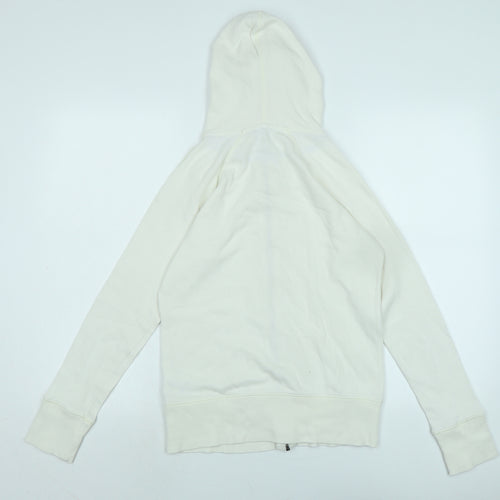 Gap Womens Ivory Jacket Size XS Zip - Logo