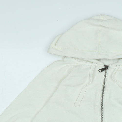 Gap Womens Ivory Jacket Size XS Zip - Logo