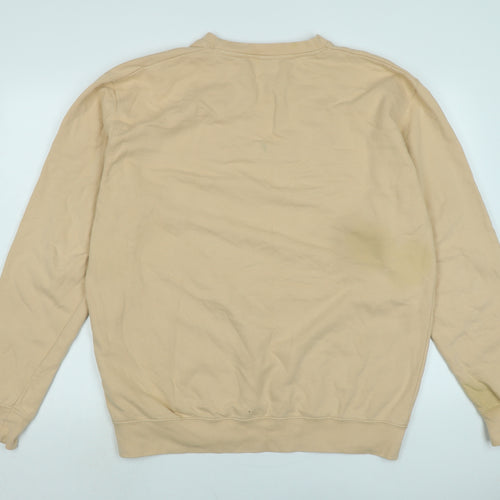 soul survivor Mens Beige Cotton Pullover Sweatshirt Size XL - Logo