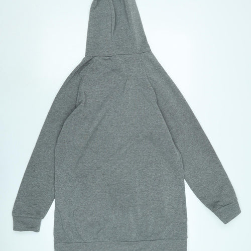 ellesse Womens Grey Polyester Pullover Hoodie Size 2XL - Logo