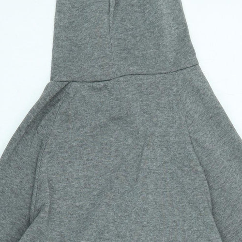 ellesse Womens Grey Polyester Pullover Hoodie Size 2XL - Logo