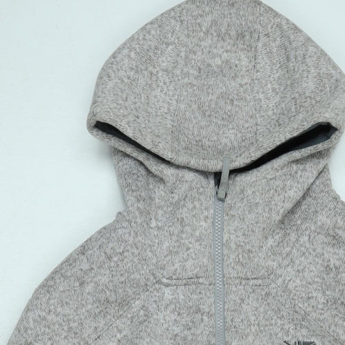 Karrimor Mens Grey Jacket Size L Zip - Logo