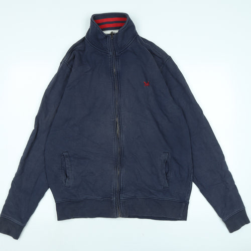 Crew Clothing Mens Blue Jacket Size L - Logo