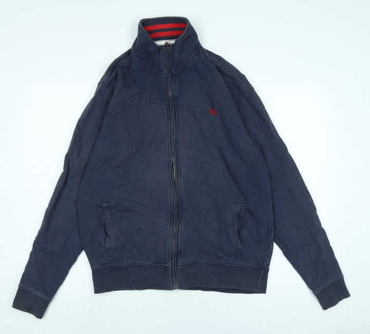Crew Clothing Mens Blue Jacket Size L - Logo