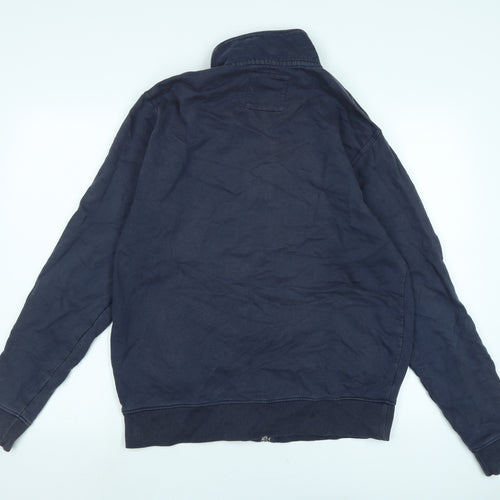 Crew Clothing Mens Blue Jacket Size L - Logo