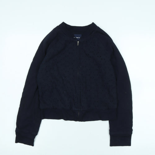 Gap Girls Blue Jacket Size XL Zip - Logo