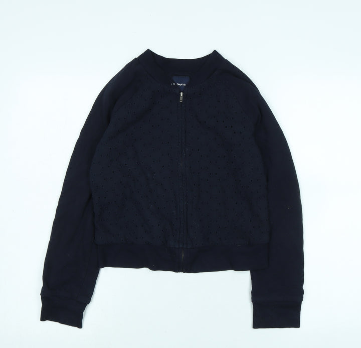 Gap Girls Blue Jacket Size XL Zip - Logo