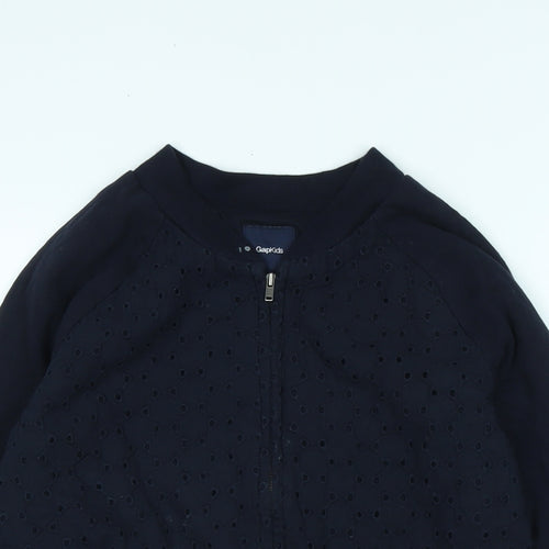 Gap Girls Blue Jacket Size XL Zip - Logo