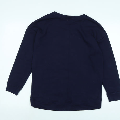 Gap Girls Blue Polyester Pullover Sweatshirt Size 2XL - Logo