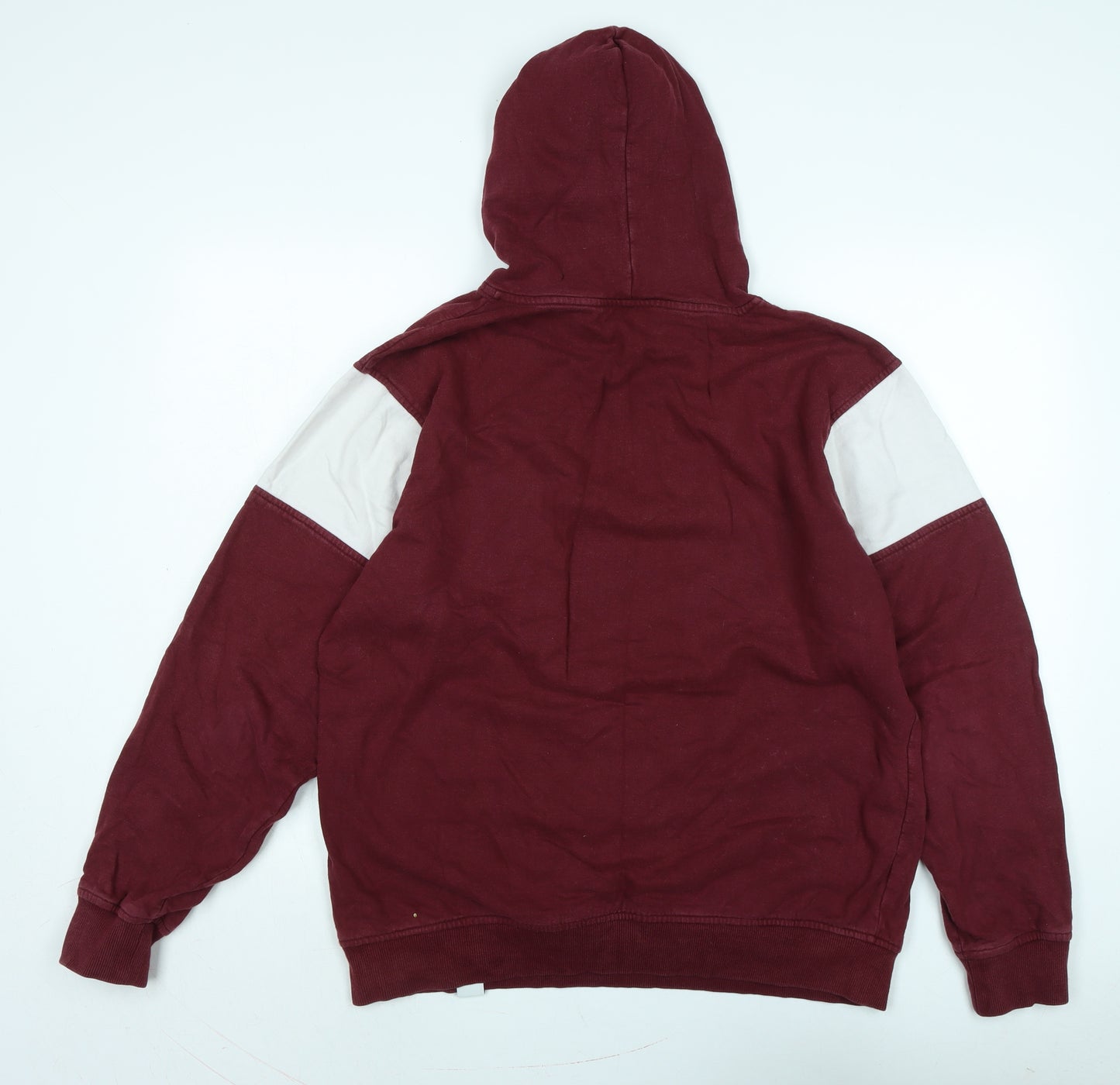 NICCE Mens Red Cotton Pullover Hoodie Size XL - Logo
