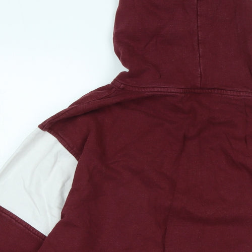NICCE Mens Red Cotton Pullover Hoodie Size XL - Logo