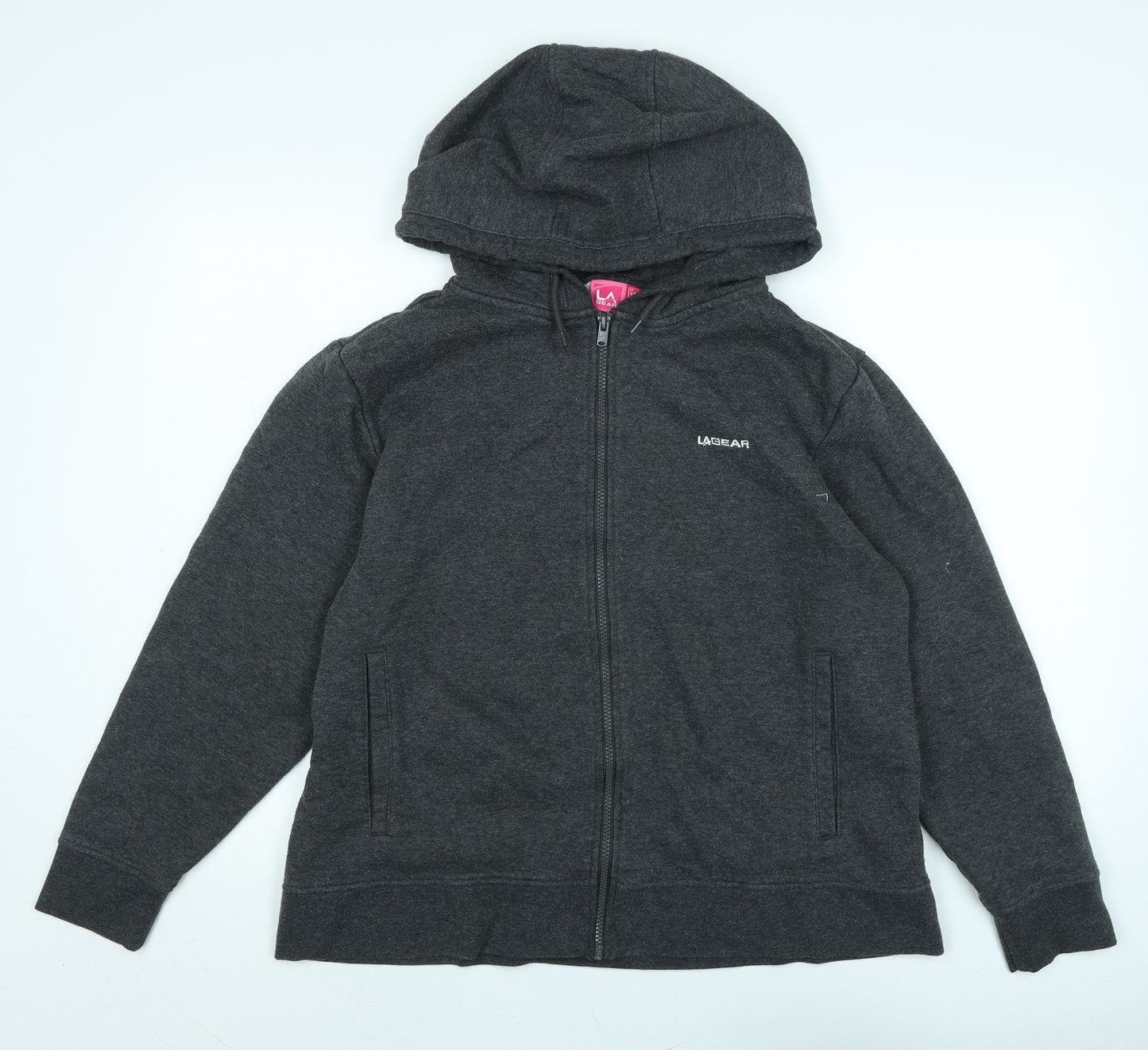 LA Gear Womens Grey Jacket Size 18 Zip - Logo