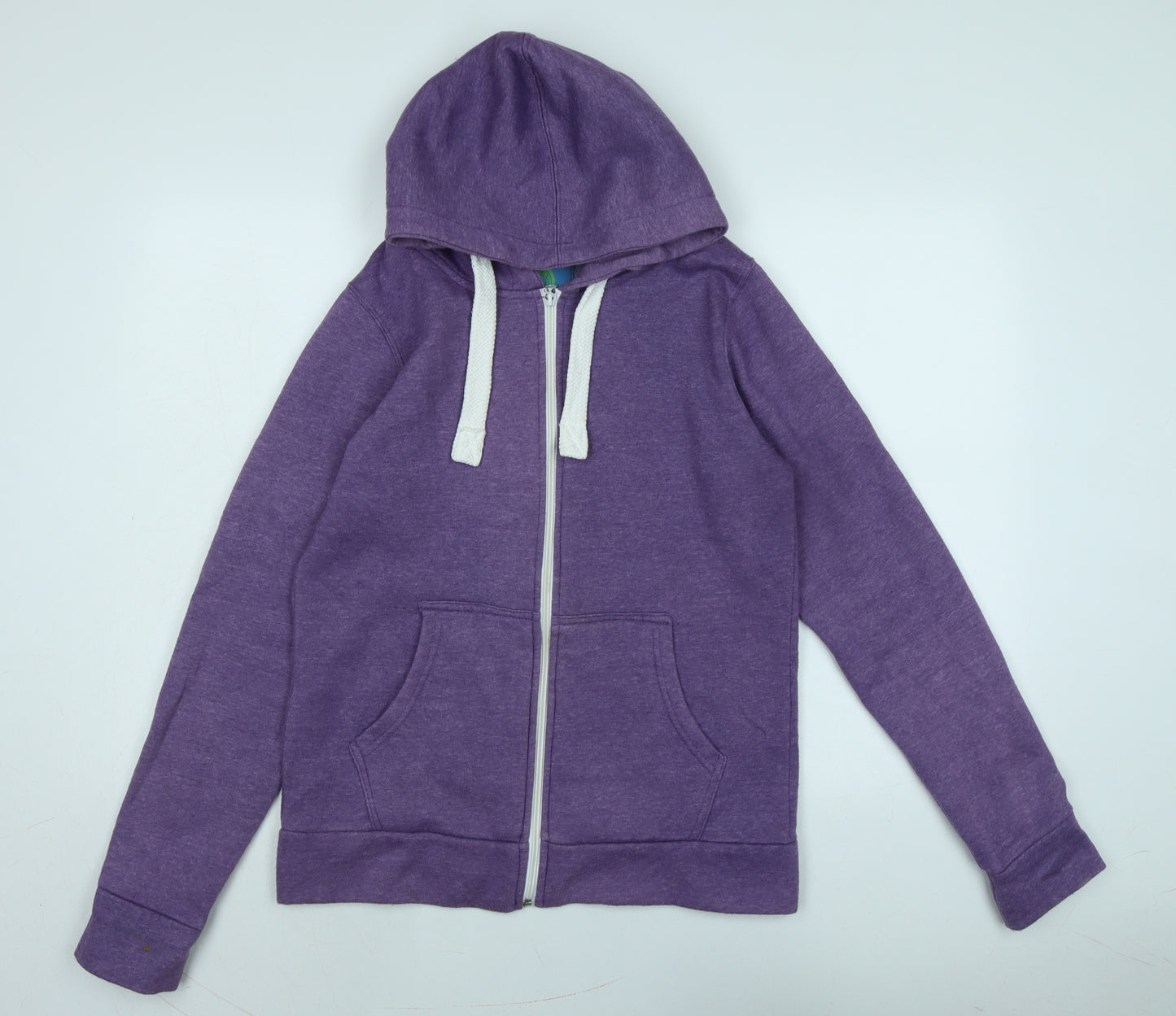 koopoi Womens Purple Jacket Size M Zip - Logo